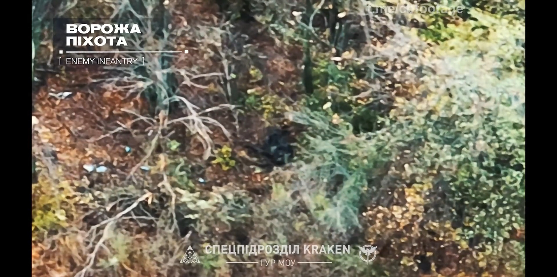 Russian soldier, apparently wounded, decides to end own life. Poor quality so means undetermined