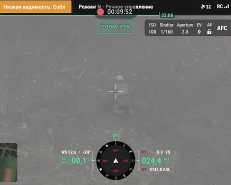 Kneeled Russian shoots himself with his AK on full auto