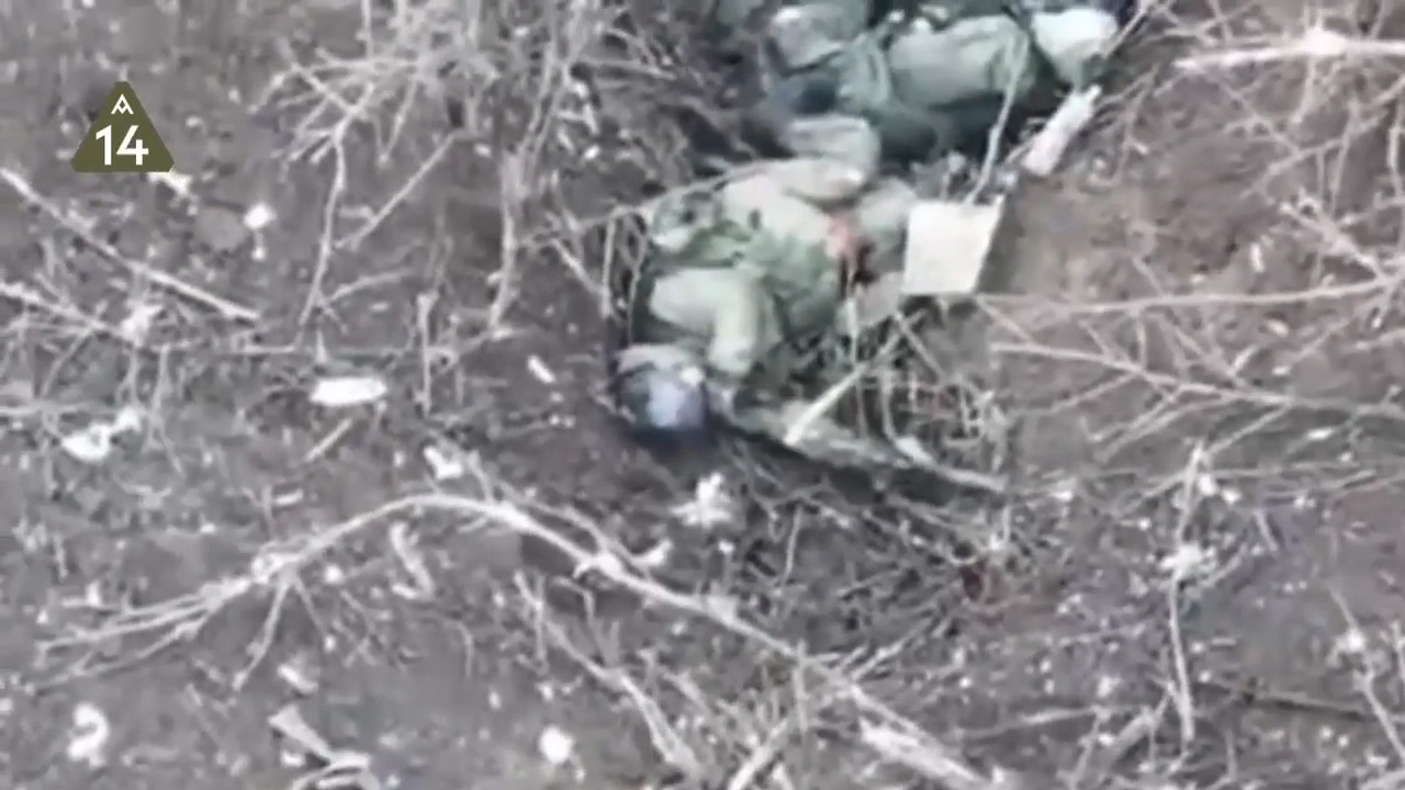 Russian soldier ends his own life with his rifle after an FPV drone explodes nearby