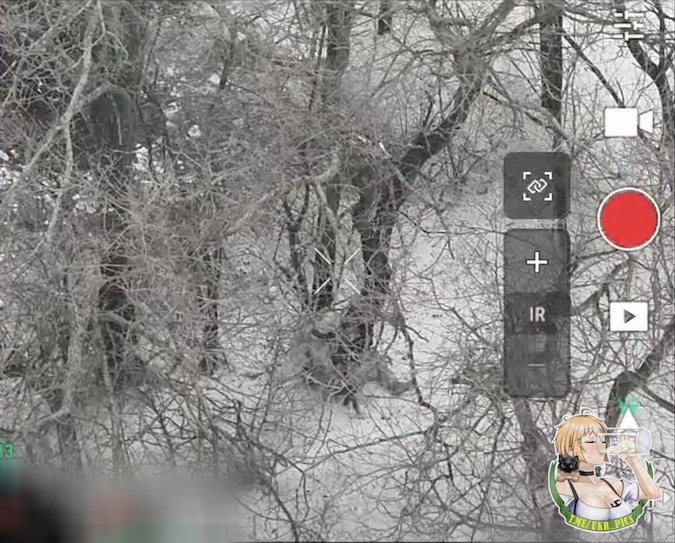 Russian soldier in winter camouflage sits under the tree with AK pointed at his face then pulls the trigger