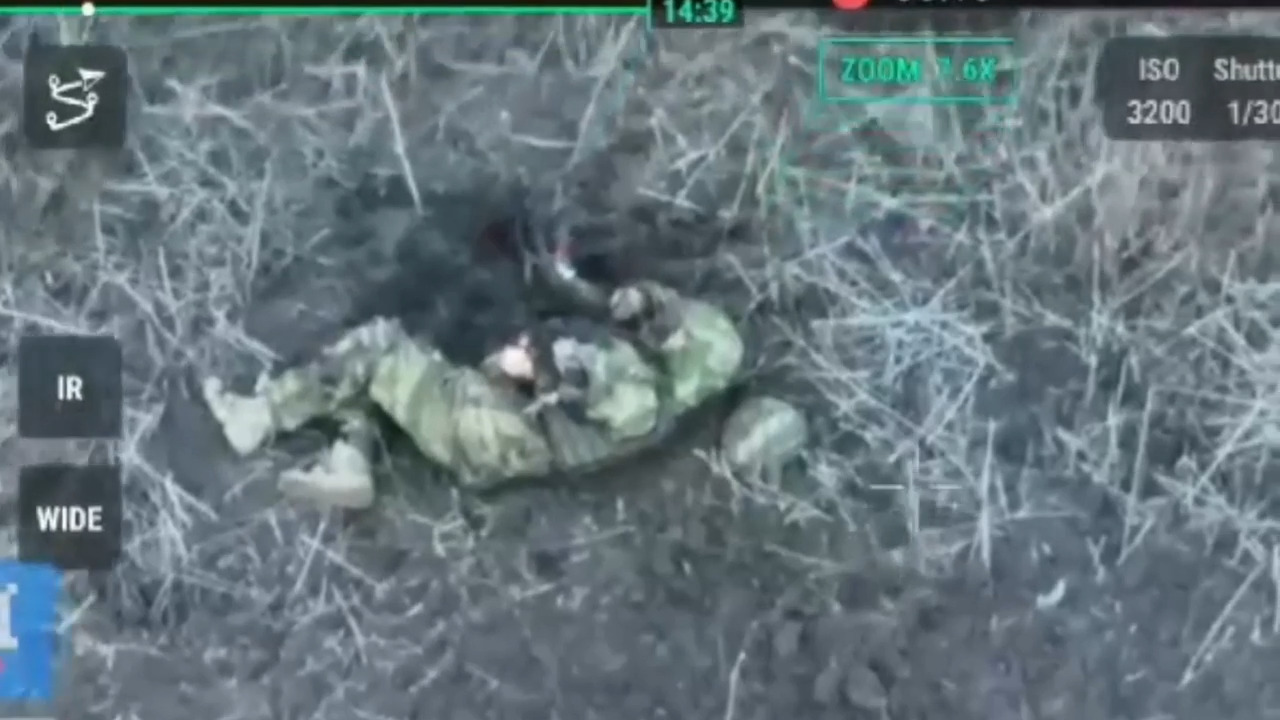 Russian soldier shoots himself in the head after being injured by a drone-dropped grenade