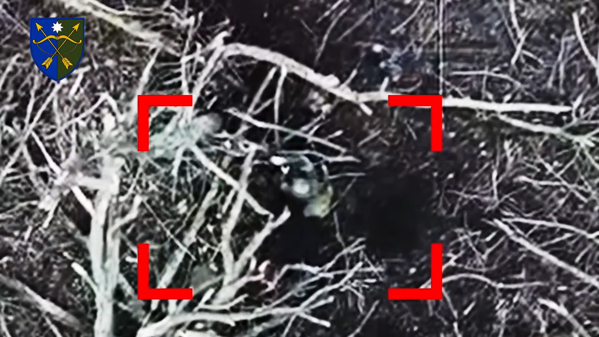 Russian soldier is hit by drone grenade while in a trench, immediately reaches for rifle and kills himself