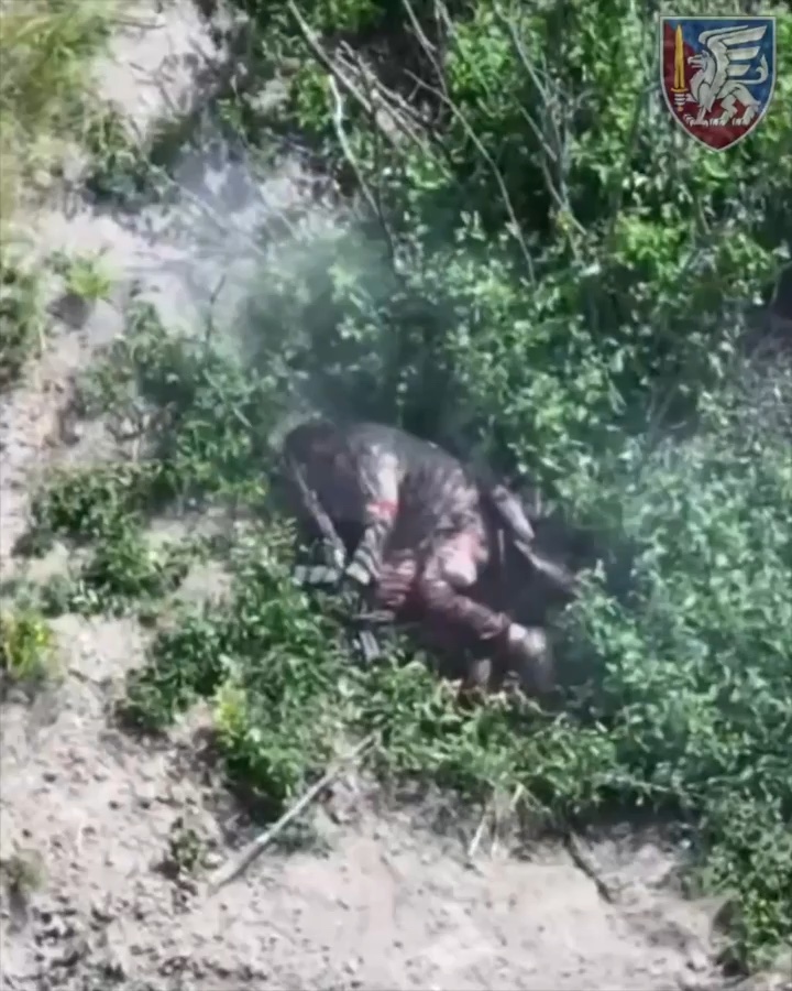 Wounded Russian soldier shoots himself in the head with AK on full auto